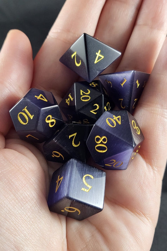 Imperial Grimalkin - Metal Dice Set for RPGs - D&D & Pathfinder
