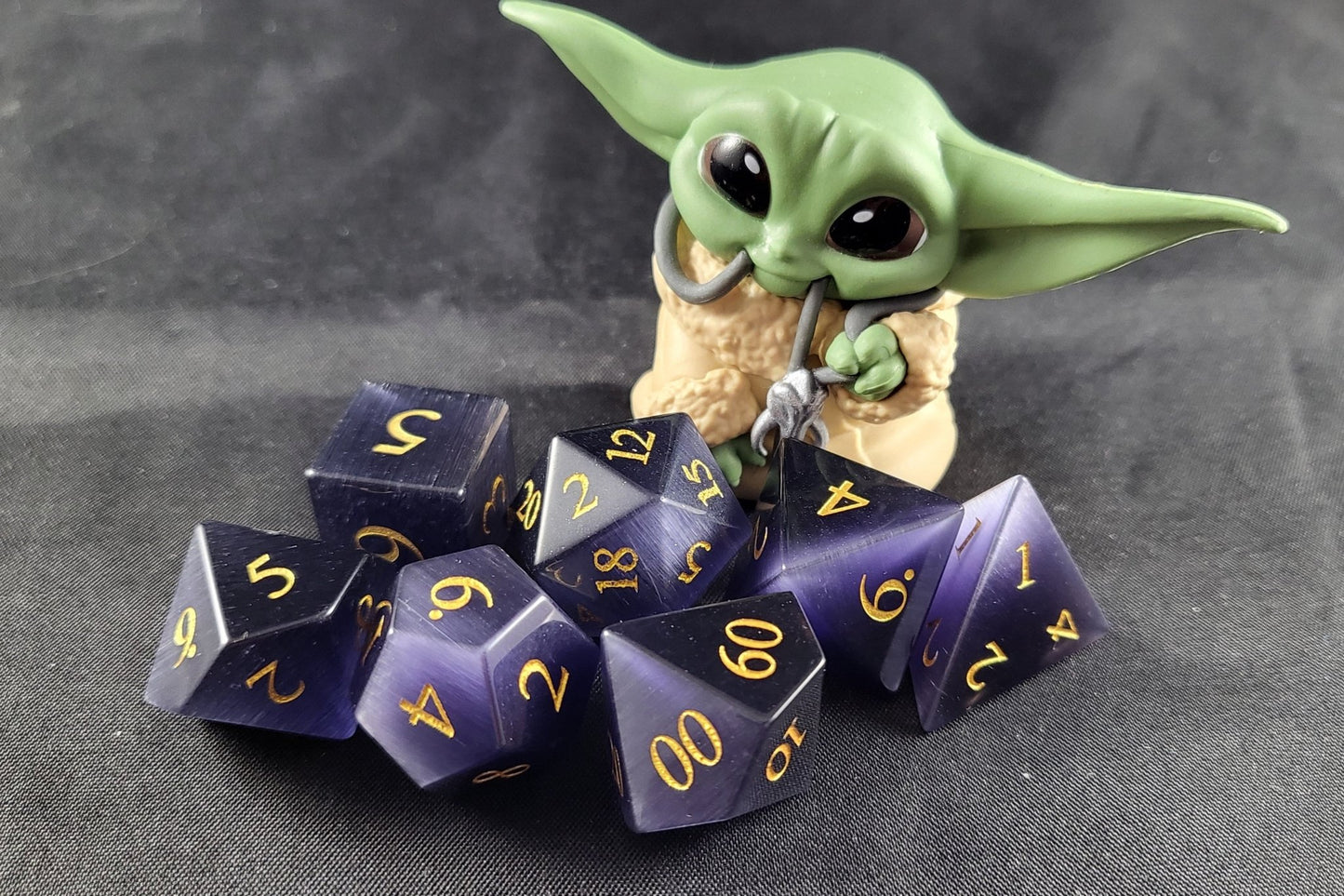 Imperial Grimalkin - Metal Dice Set for RPGs - D&D & Pathfinder