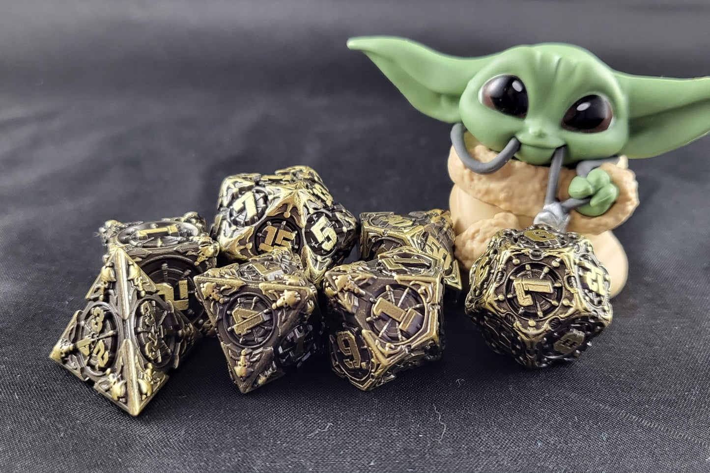 Metal Marauders - Metal Dice Set for RPGs - D&D & Pathfinder