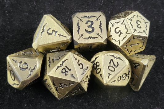 Skaltharim - Metal Dice Set for RPGs - D&D & Pathfinder