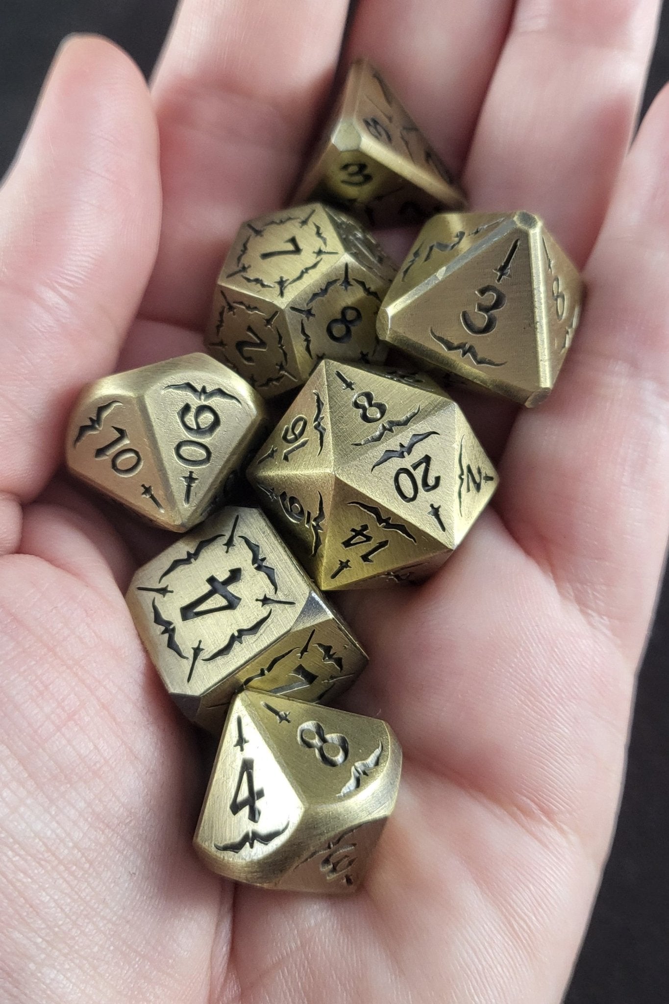Skaltharim - Metal Dice Set for RPGs - D&D & Pathfinder