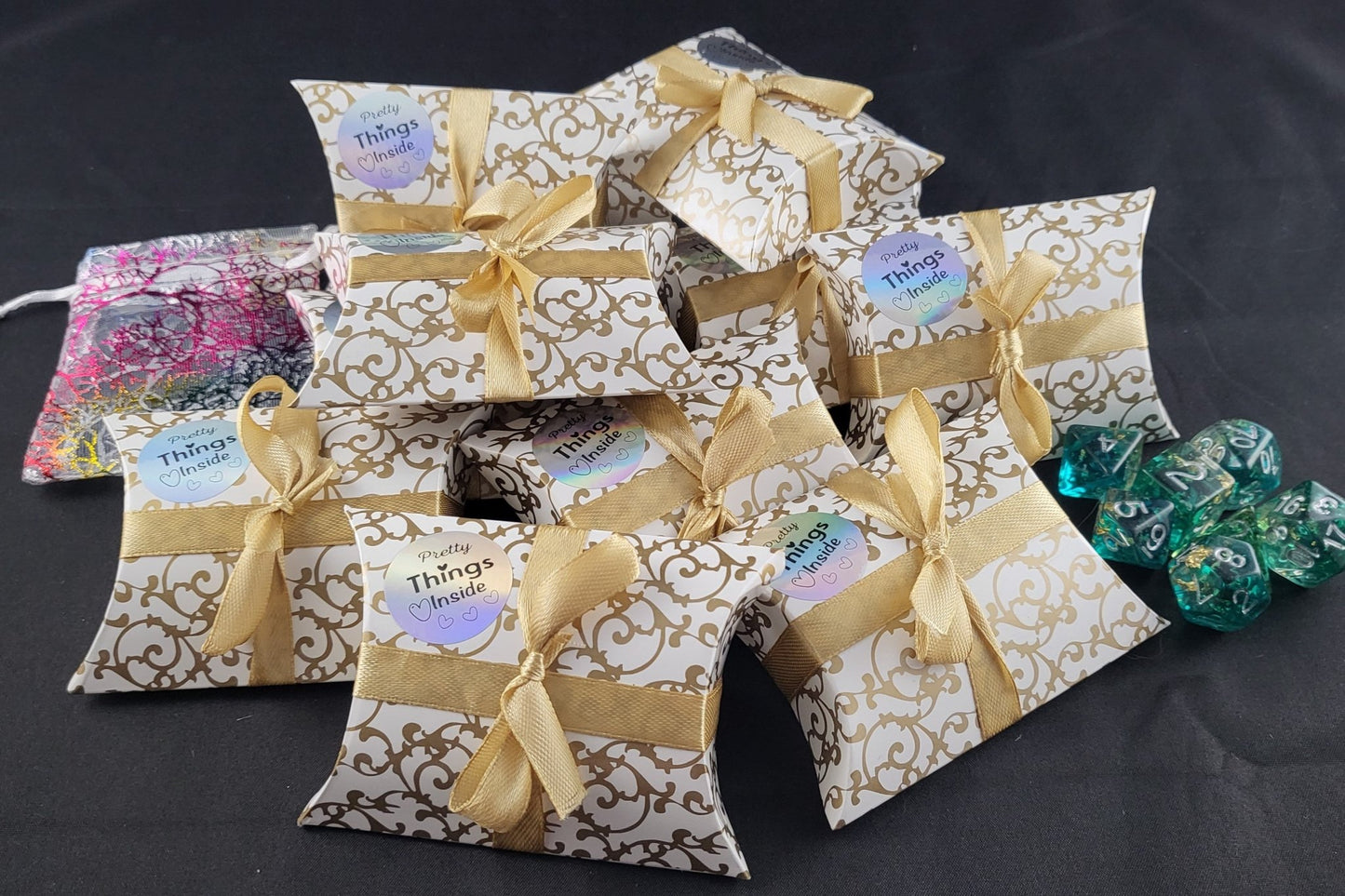 Surprise Dice - Metal Dice Set for RPGs - D&D & Pathfinder