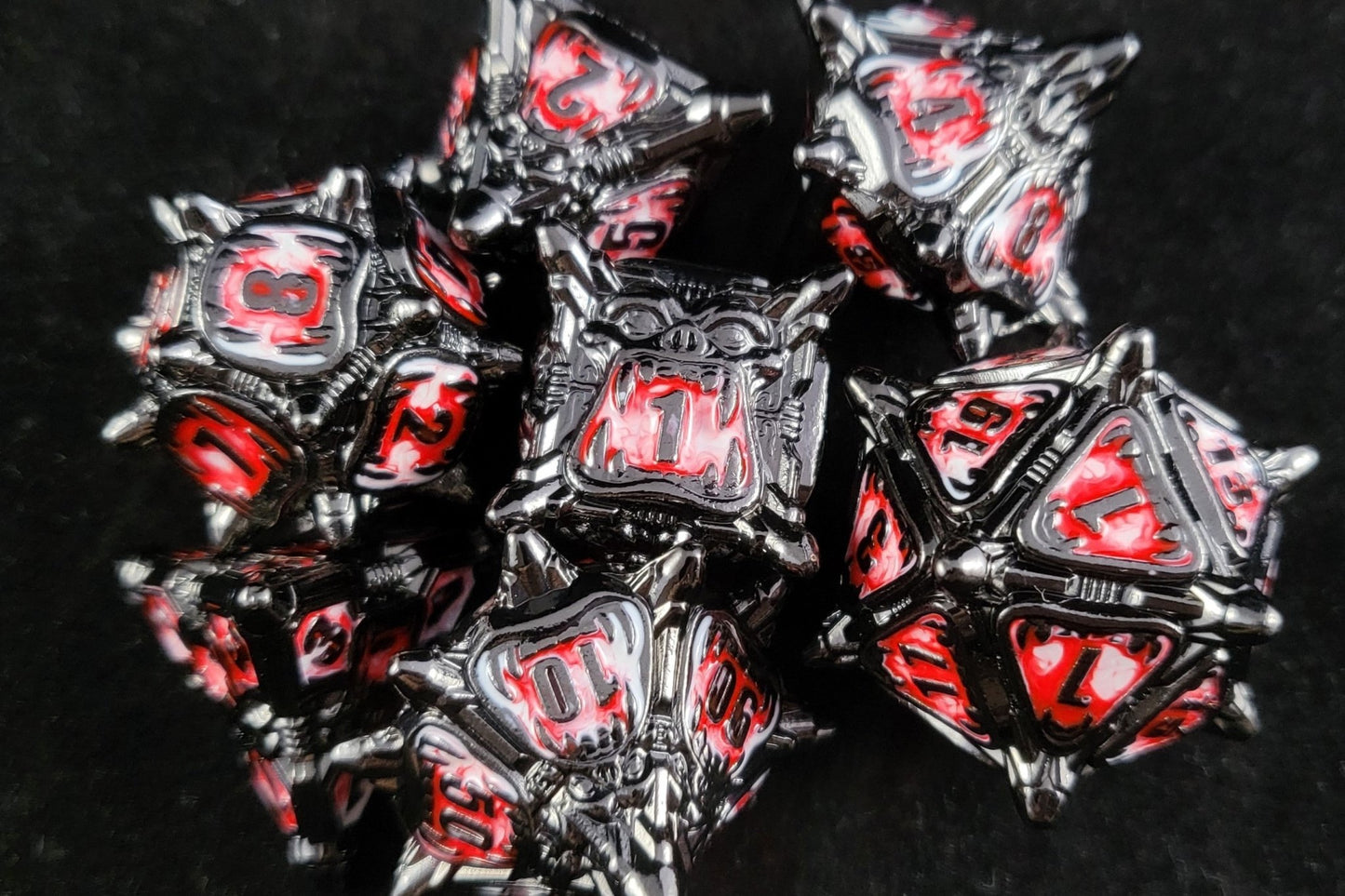 The Maw - Metal Dice Set for RPGs - D&D & Pathfinder