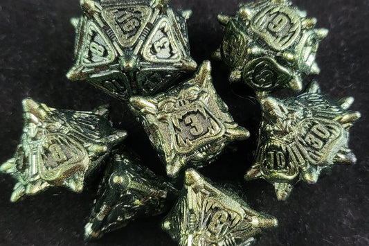 The Maw - Metal Dice Set for RPGs - D&D & Pathfinder
