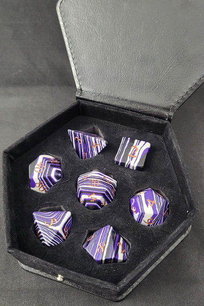 Guardians of Twilight - Metal Dice Set for RPGs - D&D & Pathfinder