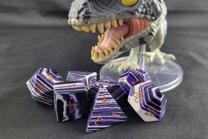 Guardians of Twilight - Metal Dice Set for RPGs - D&D & Pathfinder