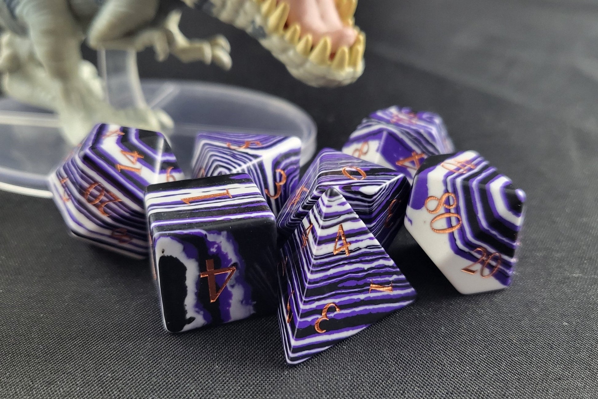 Guardians of Twilight - Metal Dice Set for RPGs - D&D & Pathfinder
