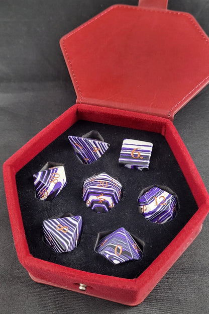 Guardians of Twilight - Metal Dice Set for RPGs - D&D & Pathfinder