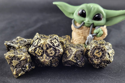 Metal Marauders - Metal Dice Set for RPGs - D&D & Pathfinder