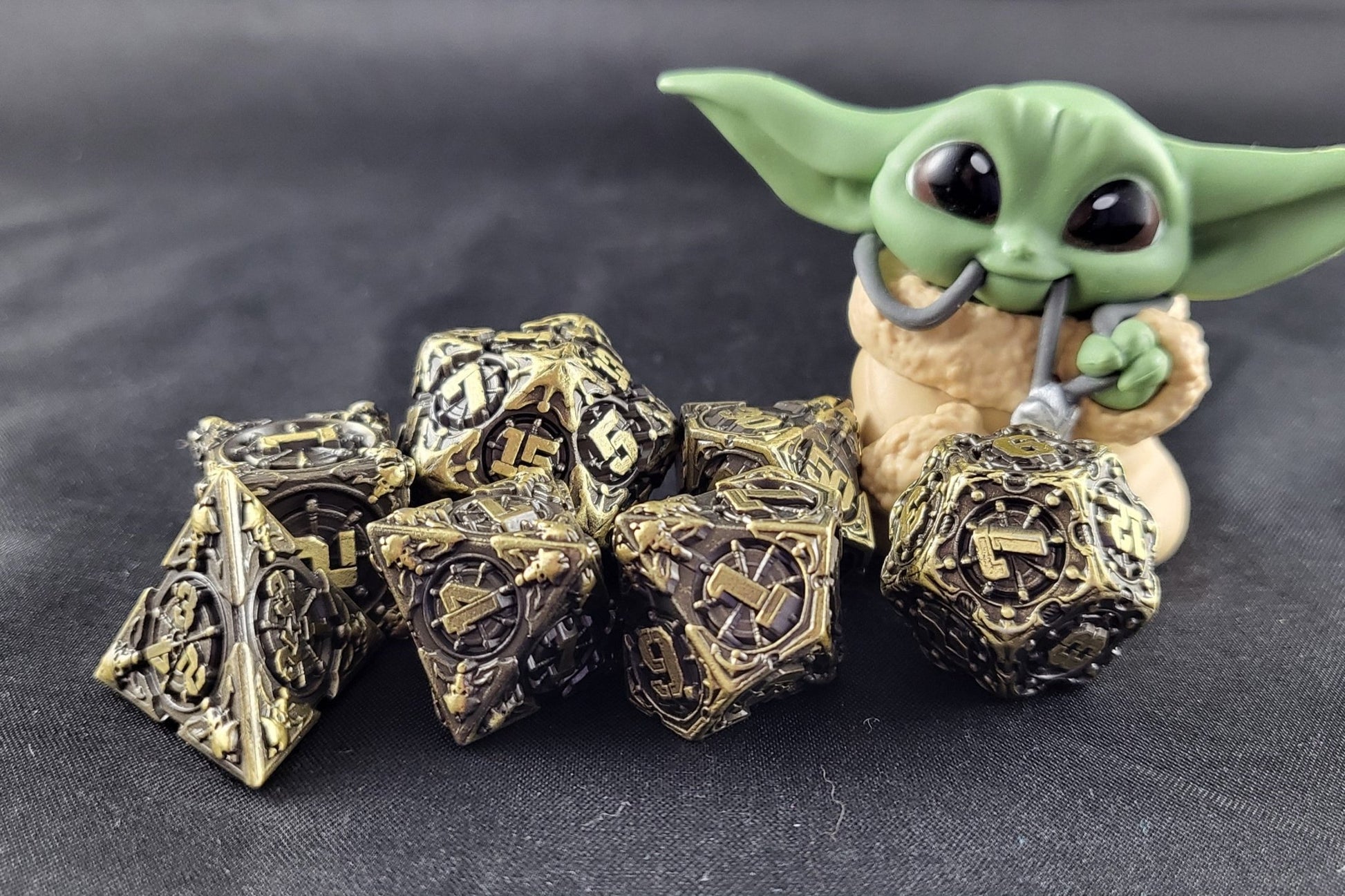 Metal Marauders - Metal Dice Set for RPGs - D&D & Pathfinder