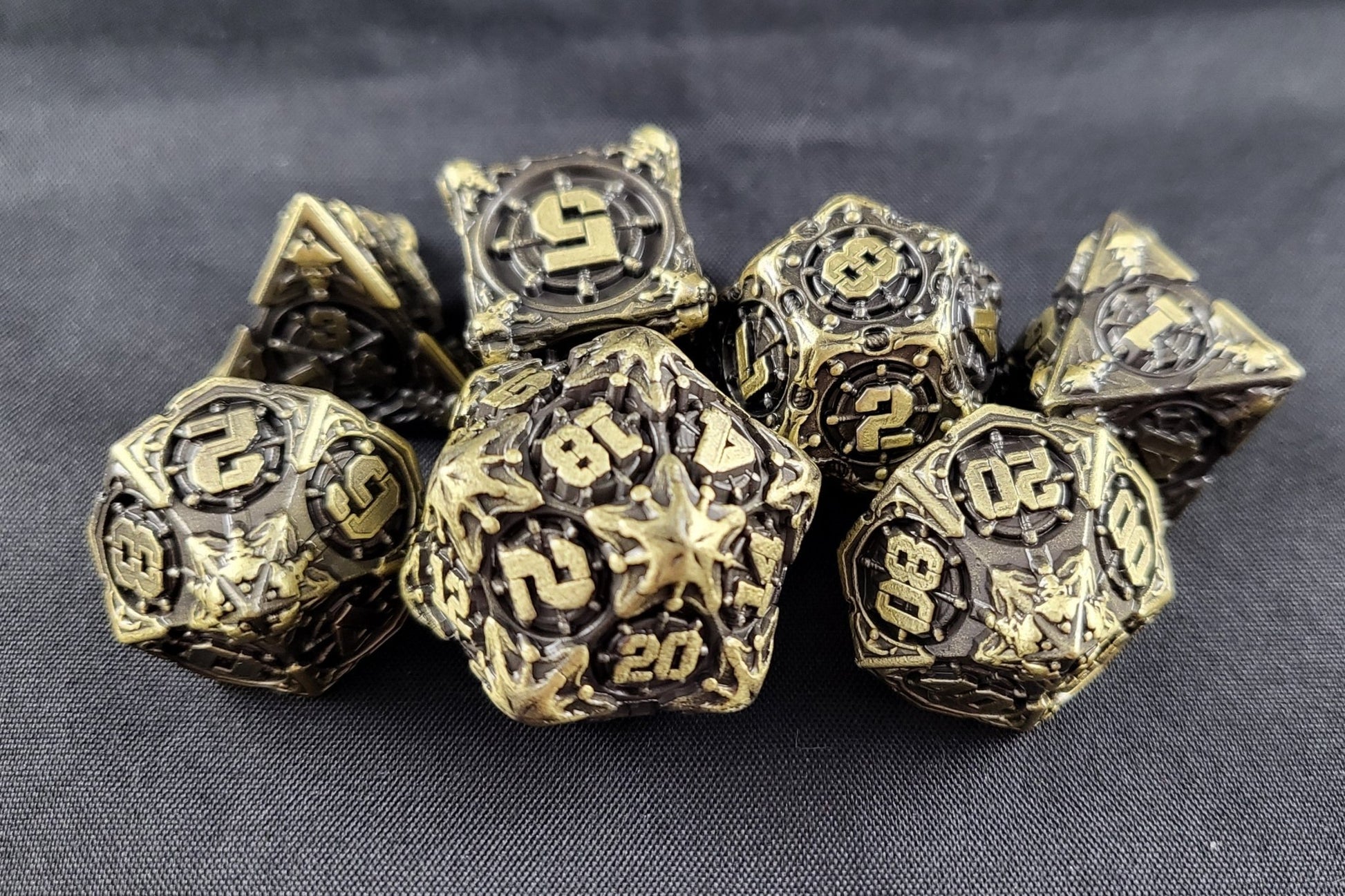 Metal Marauders - Metal Dice Set for RPGs - D&D & Pathfinder