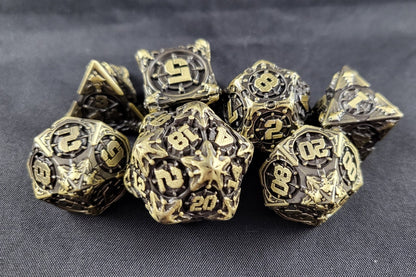 Metal Marauders - Metal Dice Set for RPGs - D&D & Pathfinder